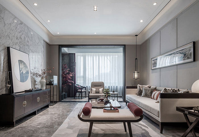 依云四季,新中式風格